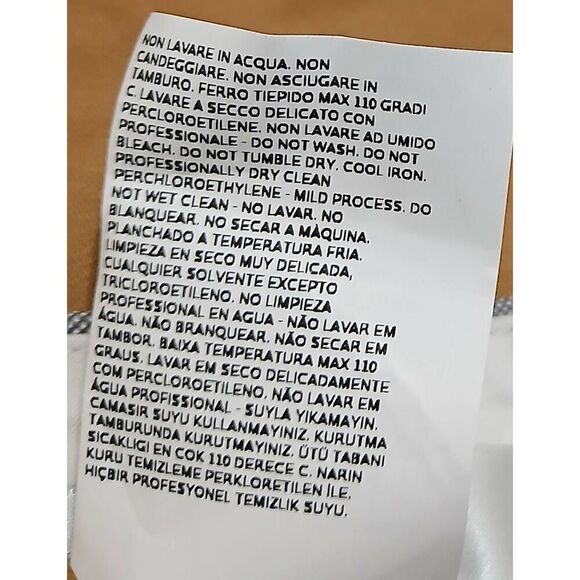 Max mara womens size 12 tall long wool silk gray work dress pants - Picture 7 of 7